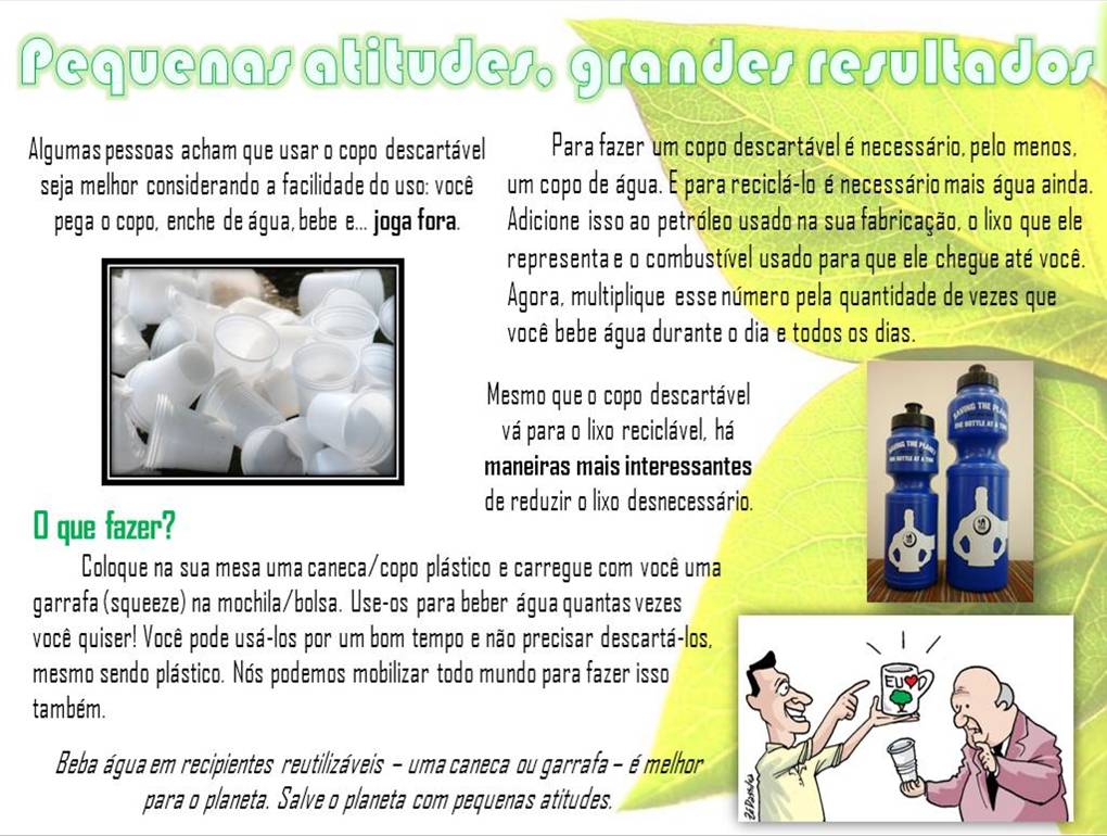 Pequenas atitudes, grandes resultados